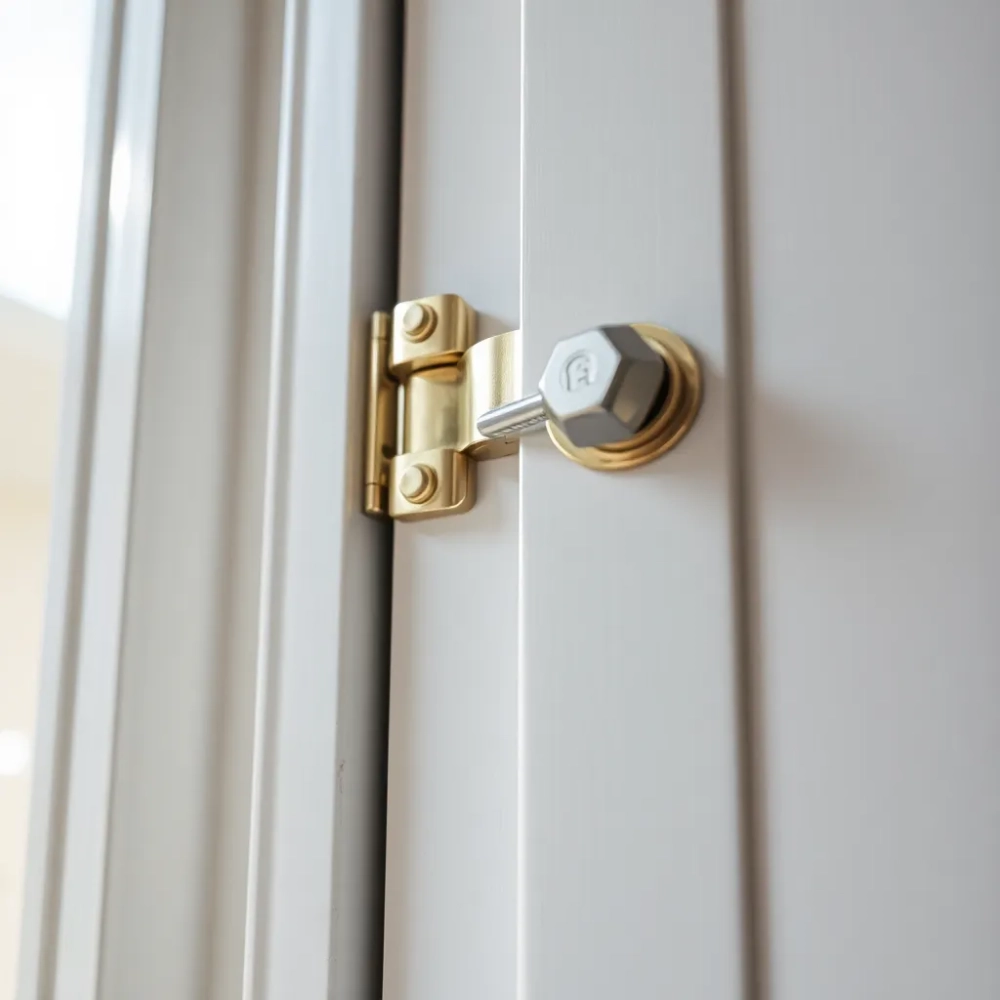 Regulacja drzwi wewnętrznych na zawiasach