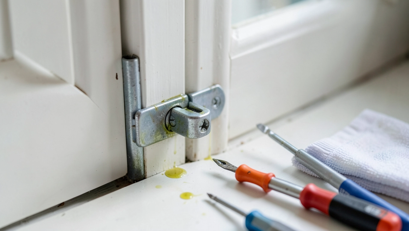 Regulacja i konserwacja zawiasów antywłamaniowych