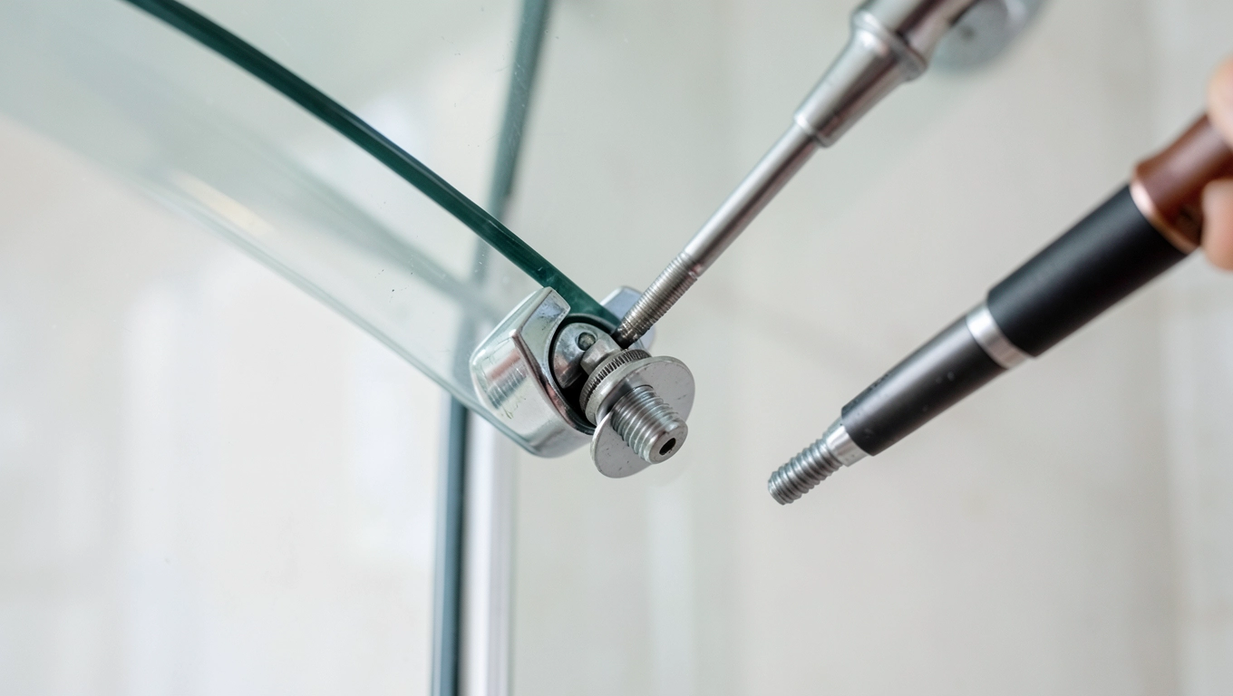 Regulacja wysokości drzwi prysznicowych półokrągłych