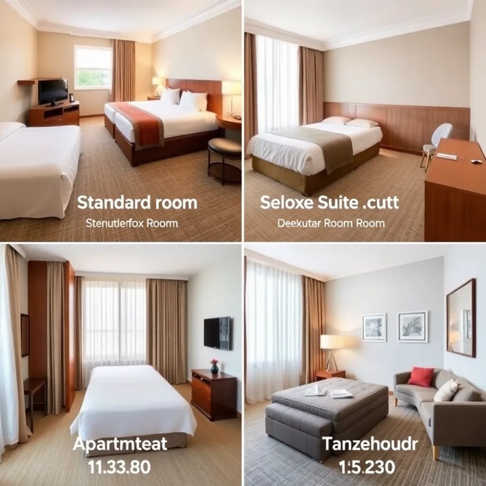 Rodzaje jednostek mieszkalnych w hotelu