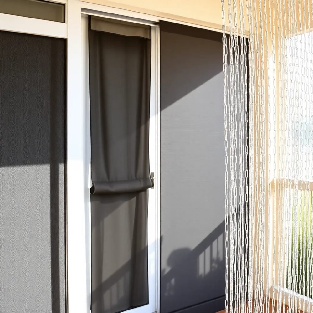 Rodzaje moskitier na drzwi balkonowe