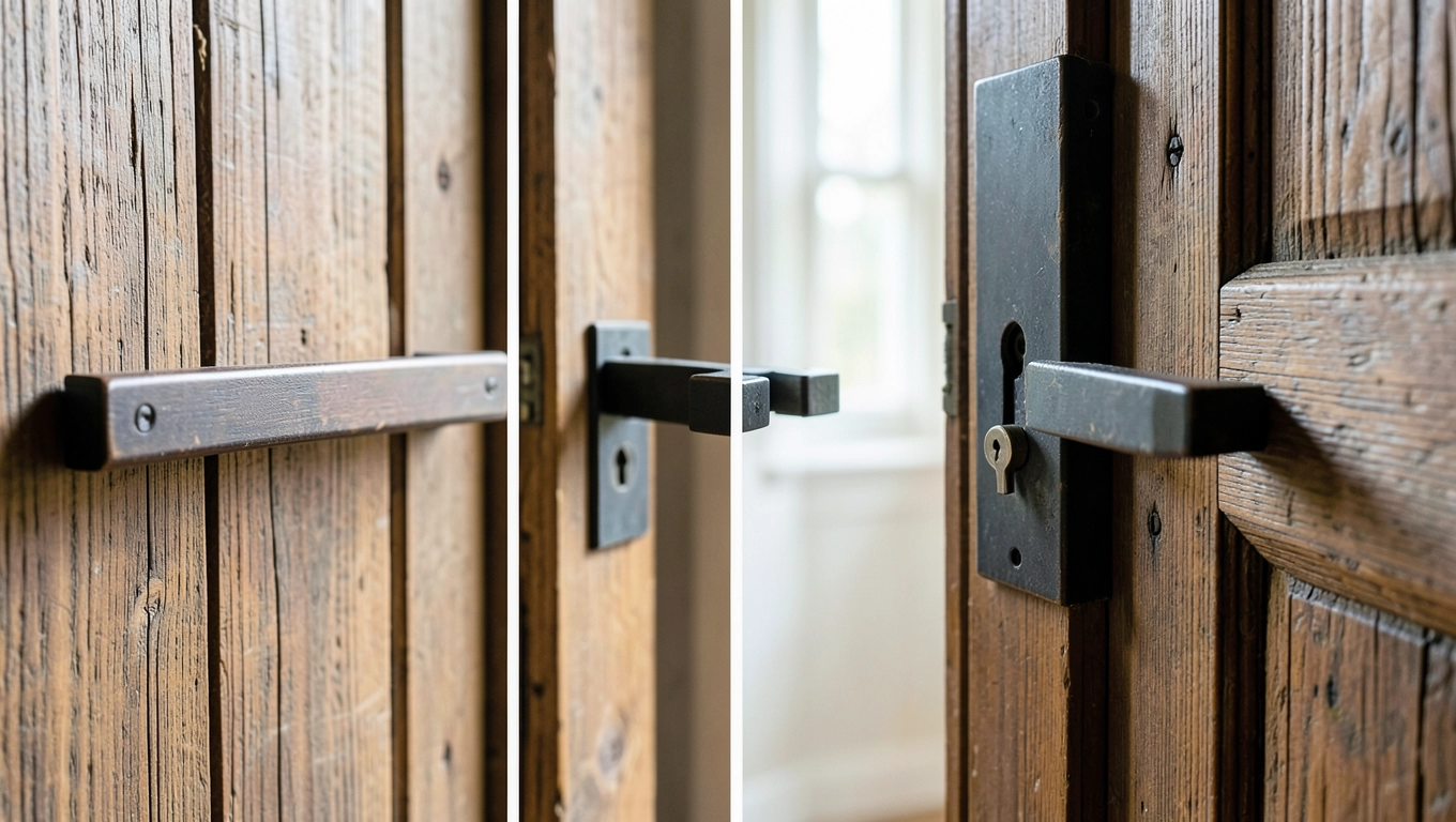 Rodzaje sztab na drzwi piwnicy