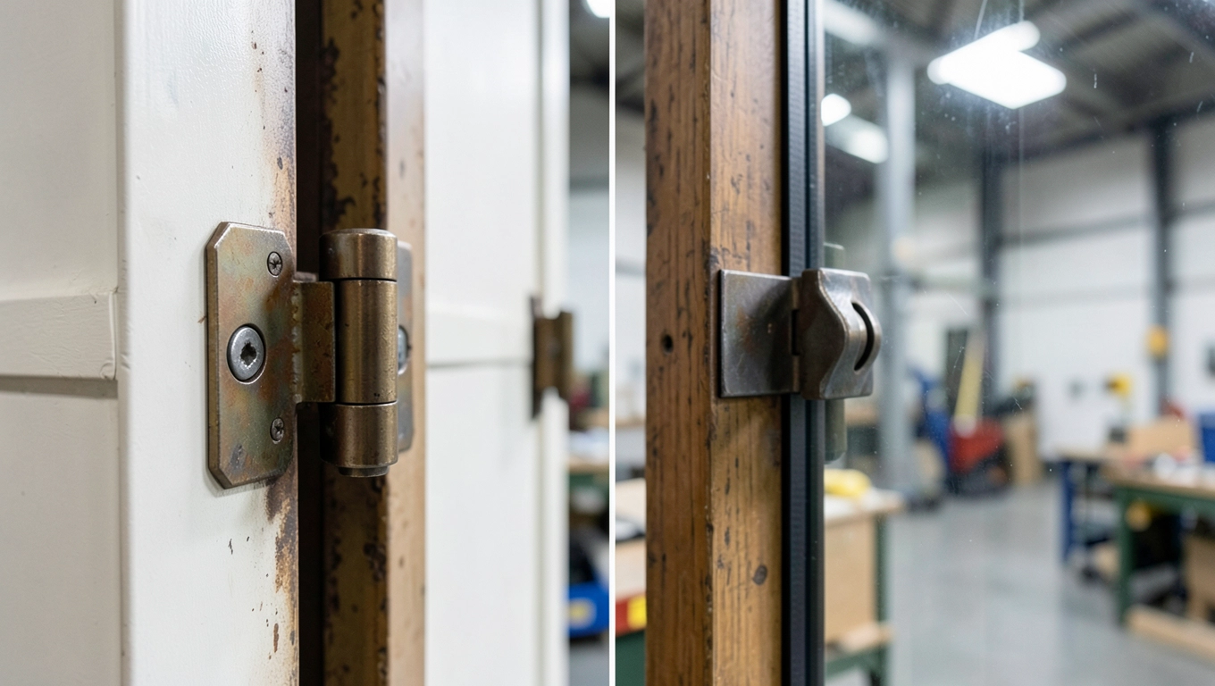 Rodzaje zawiasów do drzwi loftowych