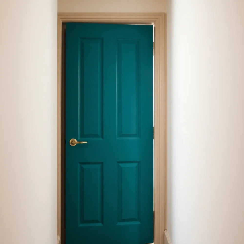 Różne kolory drzwi w domu