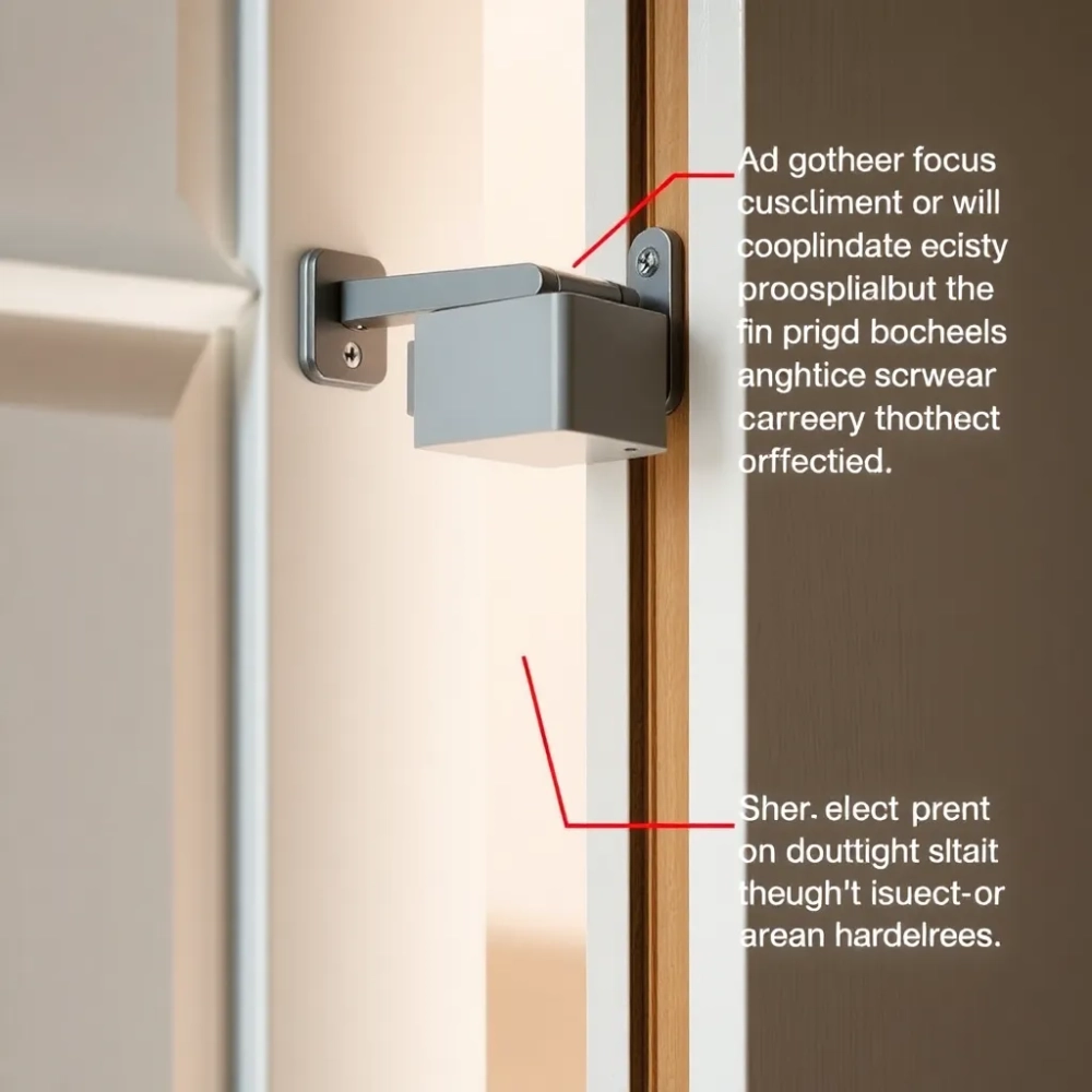 Samozamykacz do drzwi zewnętrznych montaż