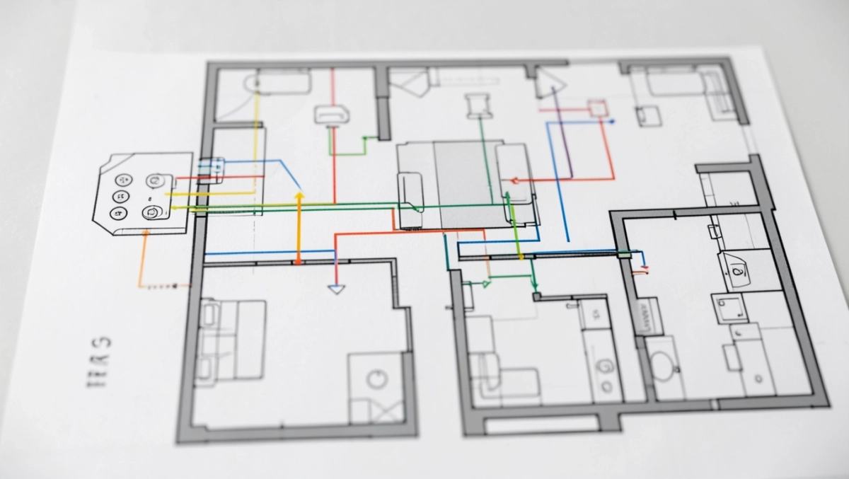 schemat instalacji elektrycznej mieszkania 3 pokojowego