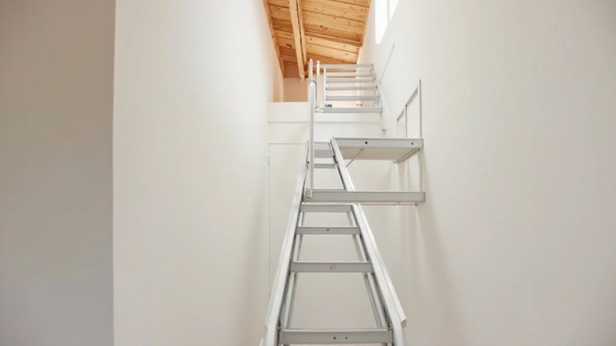 Schody składane na ścianę