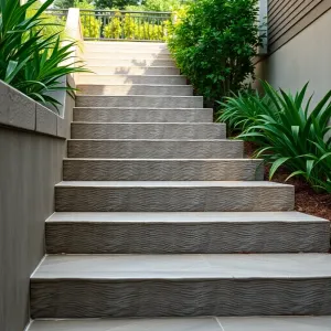 beton dekoracyjny na schody zewnętrzne