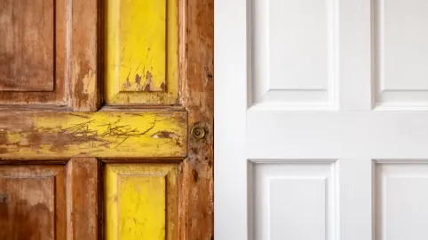 Biała farba do drzwi drewnianych