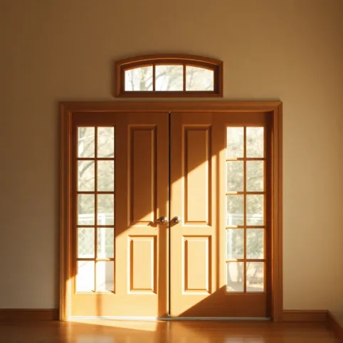 Brązowe Okna Jakie Drzwi Wewnętrzne