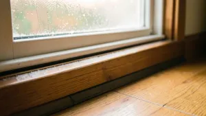 ciepły próg drzwi wejściowych