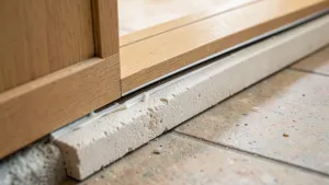 Ciepły próg drzwi zewnętrznych