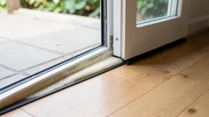 Ciepły próg pod drzwi tarasowe