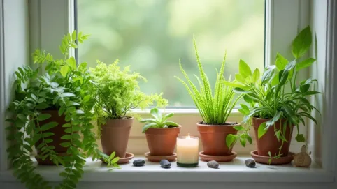 co na parapet w łazience