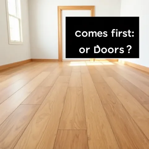Co Pierwsze Panele Czy Drzwi