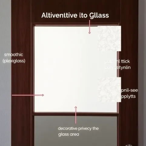 Co zamiast szyby w drzwiach pokojowych