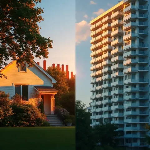 Czy lepiej mieszkać w domu czy w bloku rozprawka Genially