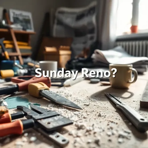 czy można remontować mieszkanie w niedzielę