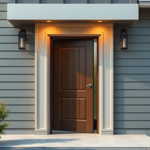 Czym obłożyć drzwi zewnętrzne