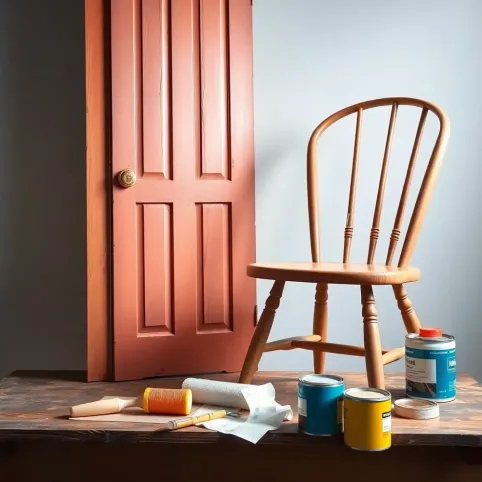 Czym pomalować lakierowane drzwi