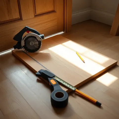 Czym przyciąć drzwi