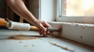 czym przykleić parapet wewnętrzny pcv