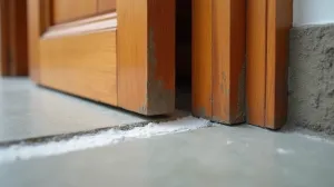 Czym przykleić próg drewniany do betonu