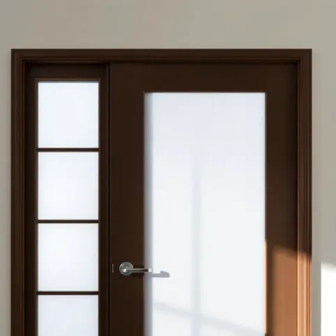 Czym zasłonić szyby w drzwiach pokojowych