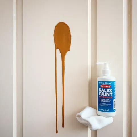 Czym zmyć farbę lateksową z drzwi