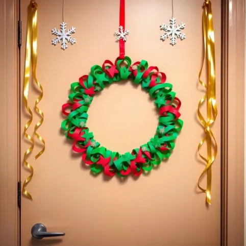 Dekoracje na drzwi w szkole