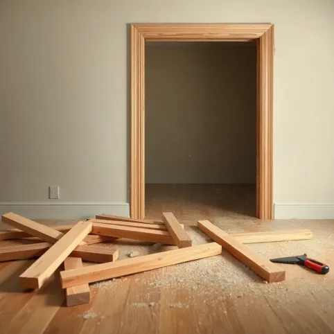 Demontaż drzwi wewnętrznych cena