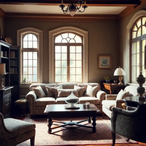 Dom W Stylu Angielskim Wnętrze