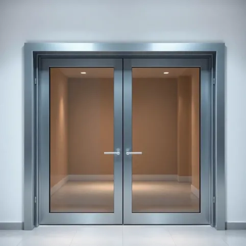 Drzwi aluminiowe dwuskrzydłowe cena