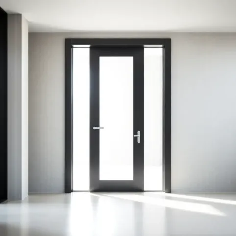 Drzwi aluminiowe wewnętrzne przeszklone cena
