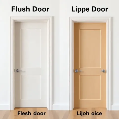 drzwi bezprzylgowe a przylgowe