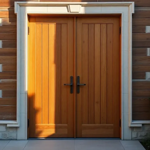 Drzwi dębowe zewnętrzne na zamówienie
