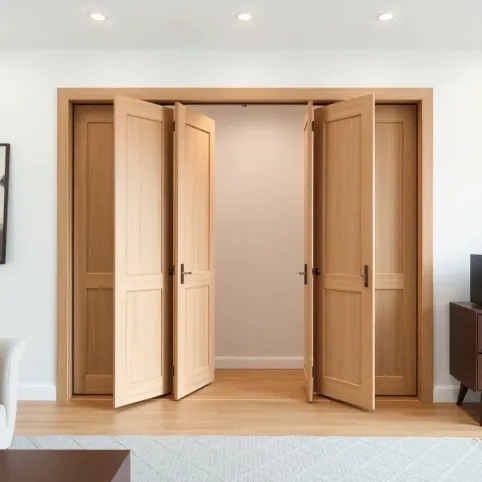 Drzwi do garderoby składane
