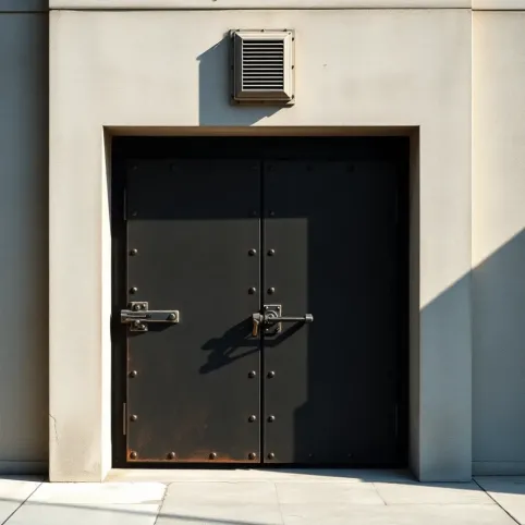 Drzwi do kotłowni zewnętrzne