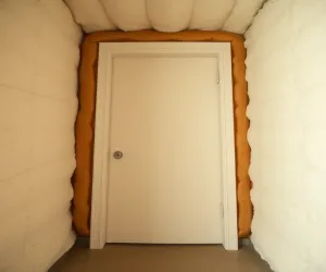 Drzwi do piwnicy ocieplane