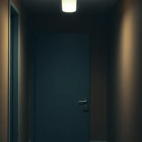 Drzwi do piwnicy w bloku