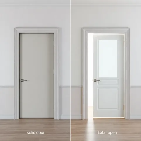 Drzwi do pokoju pełne czy z szybą