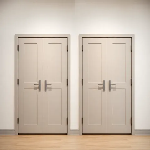 Drzwi do spiżarni z płyty meblowej