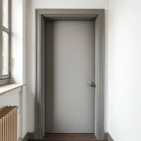 Drzwi do starych futryn w bloku