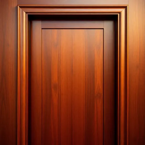 Drzwi drewniane z ościeżnicą