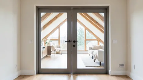 drzwi dwuskrzydlowe szklane