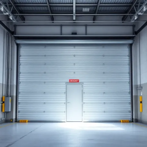 Drzwi ewakuacyjne w bramie podnoszonej