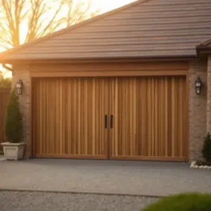 Drzwi garażowe drewniane na wymiar