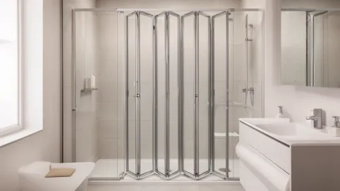 drzwi harmonijkowe do prysznica