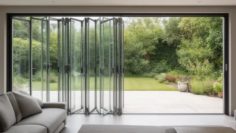 drzwi harmonijkowe szklane zewnętrzne