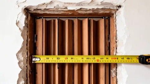 drzwi harmonijkowe wymiary